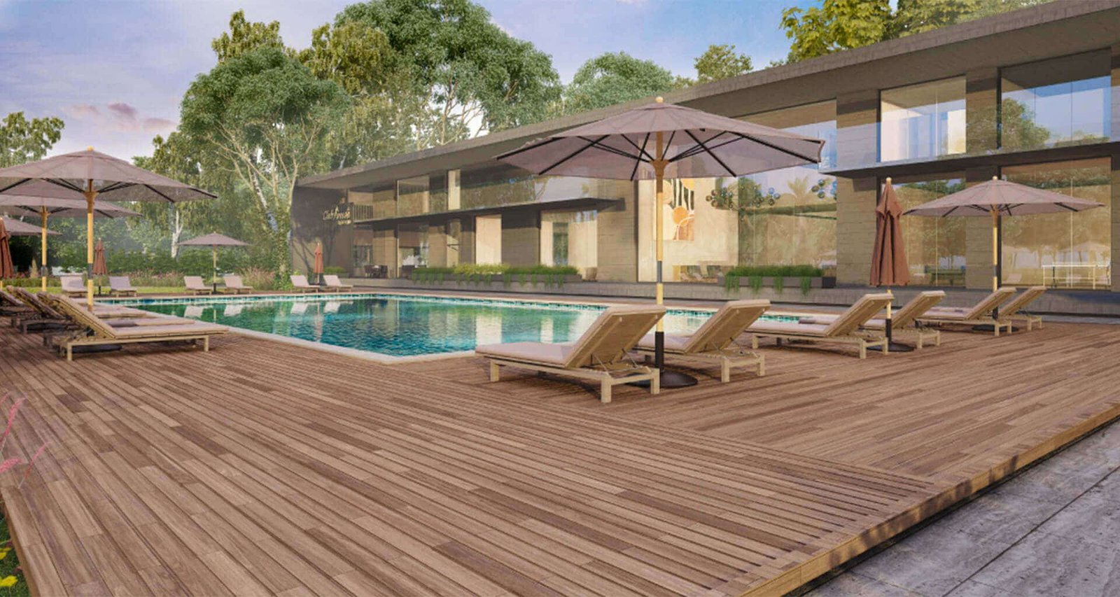 Swimming Pool Deck at Arvind Forreste